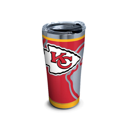 Kansas City Chiefs Rush Stainless Steel With Hammer Lid 20oz