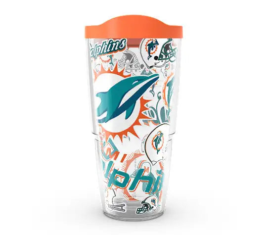 Miami Dolphins - NFL All Over Plastic Tumbler