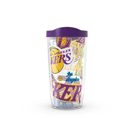 Los Angeles Lakers - All Over Plastic Tumbler