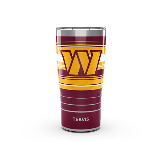 Washington Commanders - NFL Hype Stripes Stainless Steel Tumbler