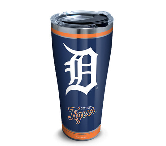 MLB Detroit Tigers Home Run Stainless Steel With Hammer Lid 30 Oz