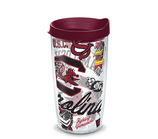 South Carolina Gamecocks - All Over Plastic Tumbler