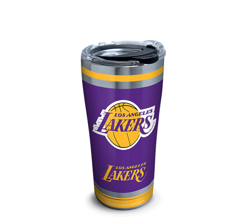 Los Angeles Lakers - Swish Stainless Steel with Hammer Lid 20oz Tumbler