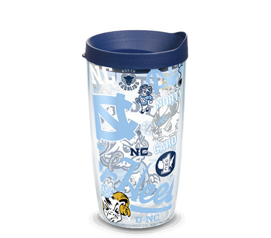 North Carolina Tar Heels - All Over Plastic Tumbler