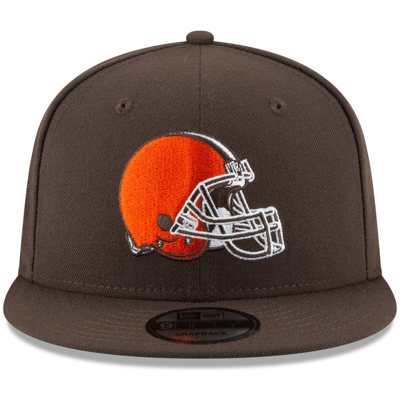 Cleveland Browns - Brown Basic 9Fifty Adjustable Snapback Hat, New Era
