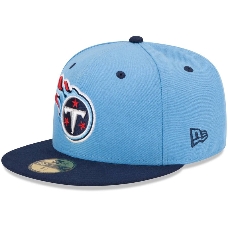Tennessee Titans 2Tone 59FIFTY Fitted Hat - Light Blue