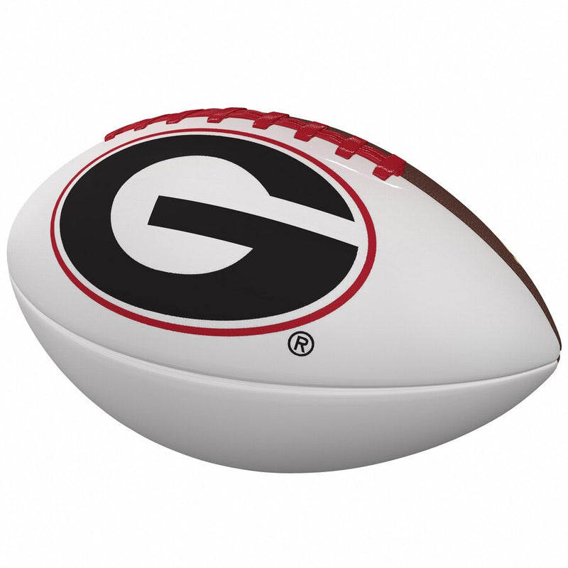 Georgia Bulldogs Official Size Logo Autograph Football