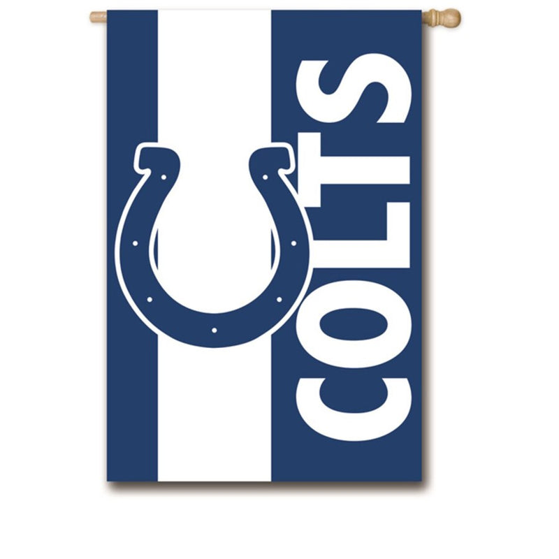 Indianapolis Colts - Double-Sided 28" x 44" Embellish House Flag