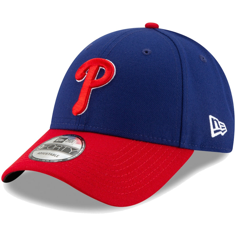 Philadelphia Phillies - Royal & Red Alternate The League 9Forty Adjustable Hat, New Era