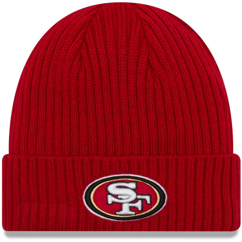 San Francisco 49ers - NFL Core Classic Cuffed Knit Hat - Scarlet, New Era