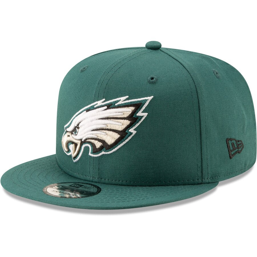 Philadelphia Eagles New Era Midnight Green Basic 9FIFTY Adjustable Snapback Hat