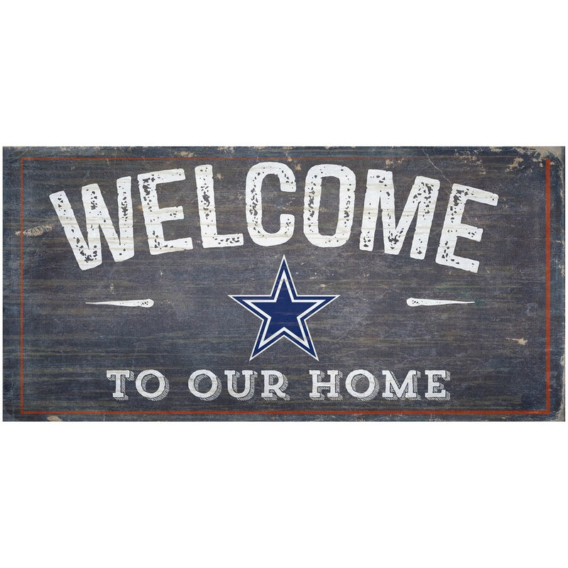 Dallas Cowboys Welcome Distressed Sign