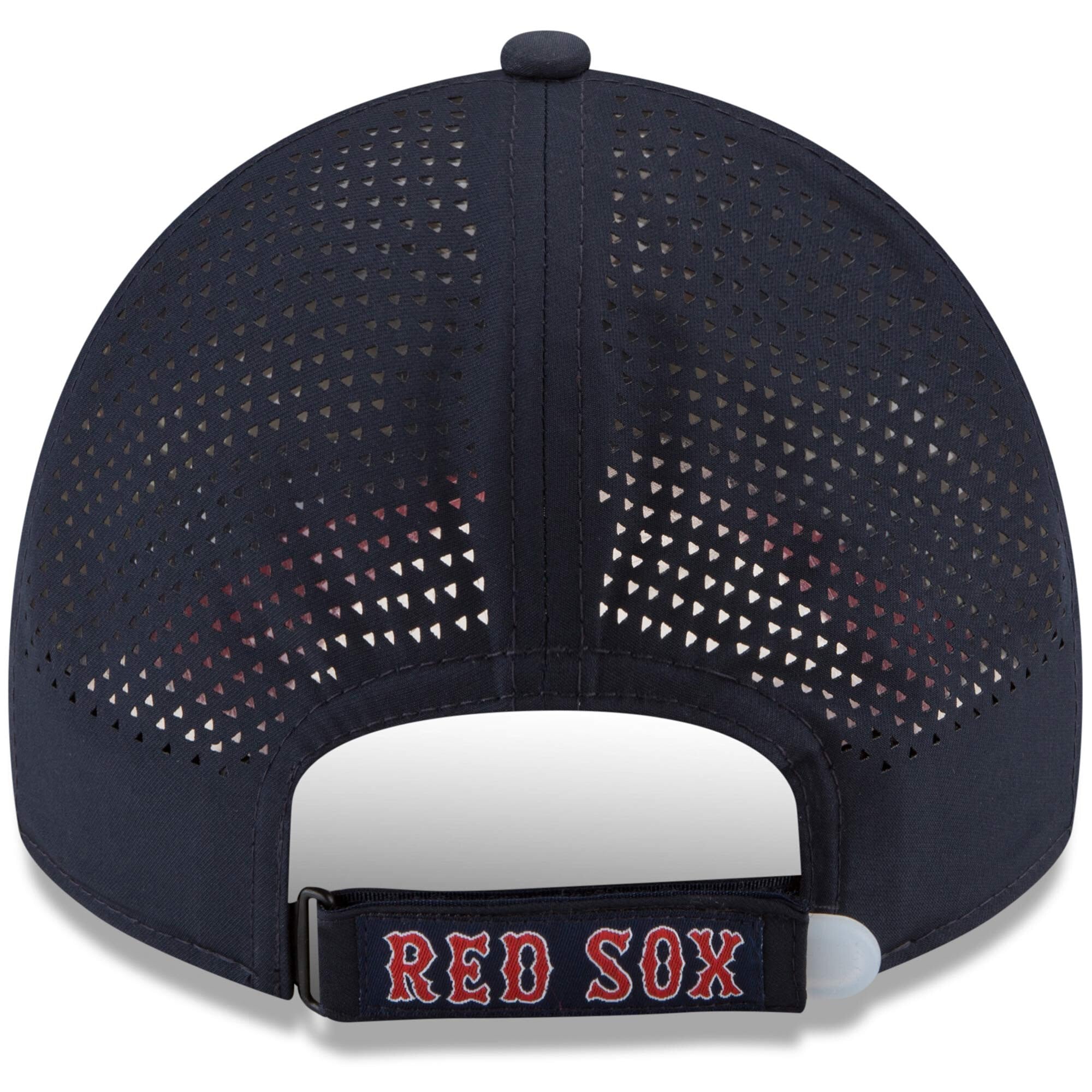 Boston Red Sox New Era Navy Perforated Pivot 9TWENTY Adjustable Hat