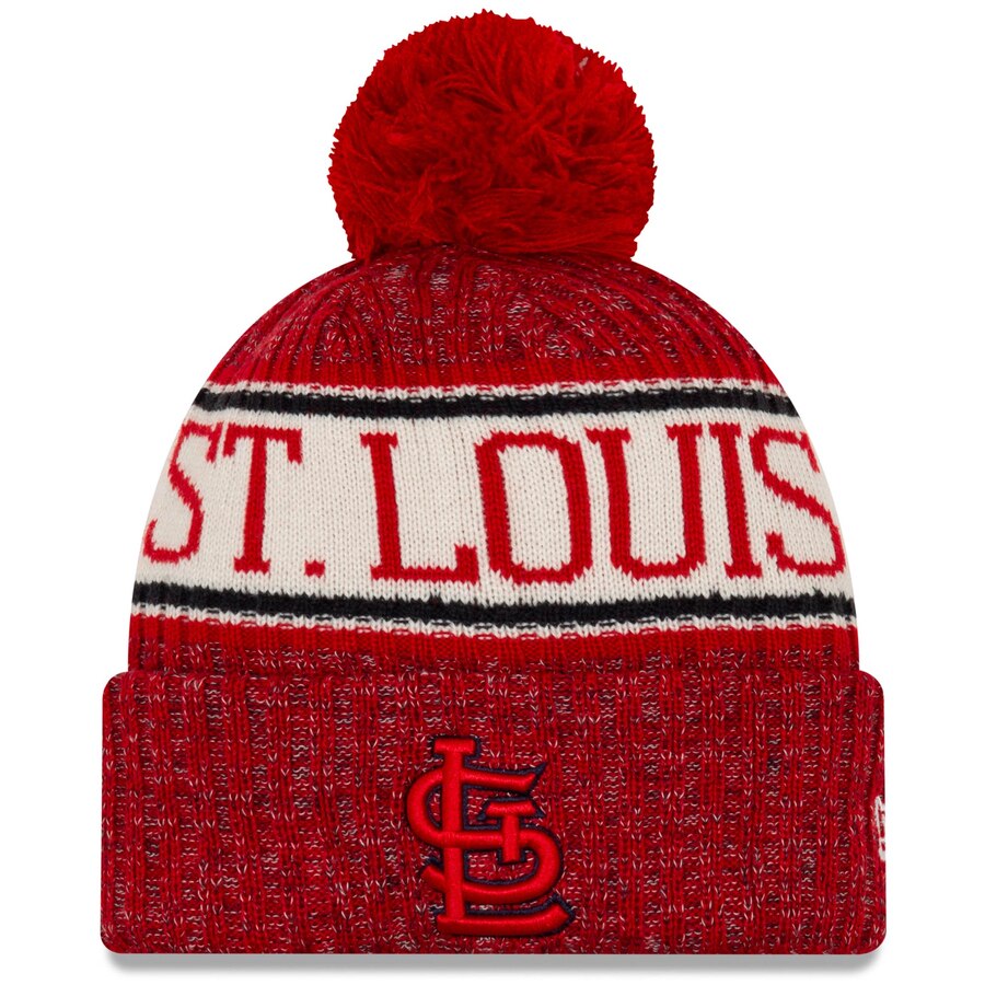 St. Louis Cardinals Primary Logo Sport Cuffed Knit Hat with Pom