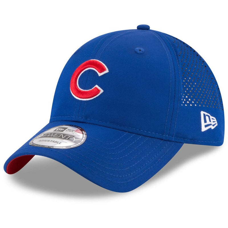 Chicago Cubs New Era Perforated Pivot 9TWENTY Adjustable Hat