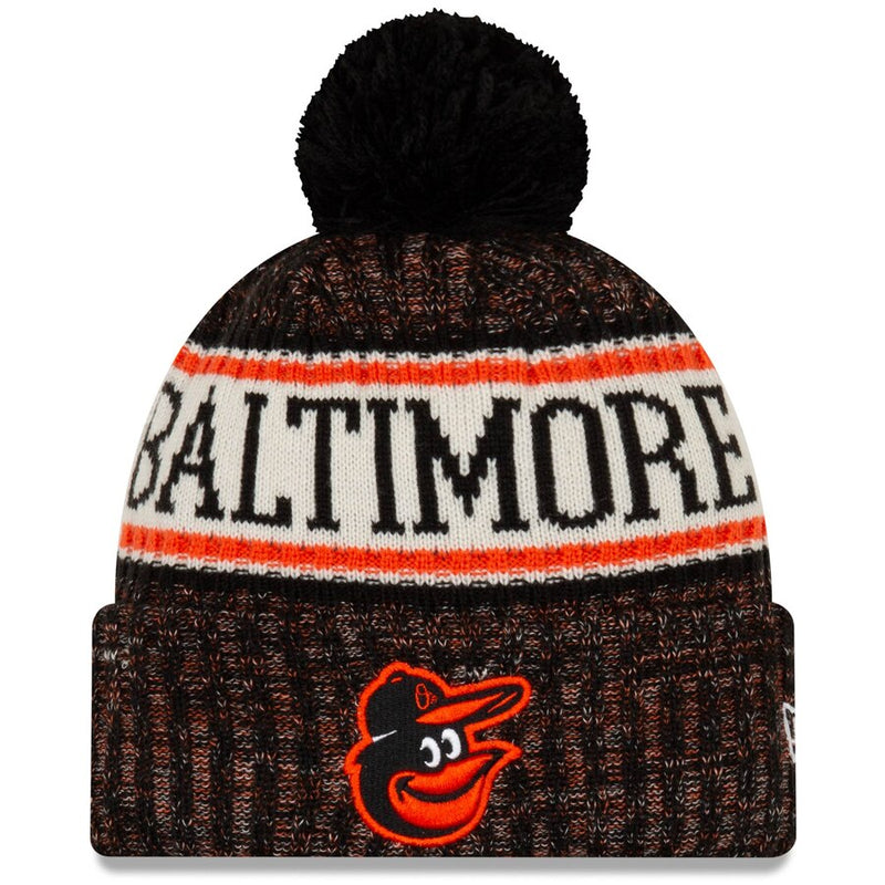 Baltimore Orioles New Era Primary Logo Sport Cuffed Knit Hat