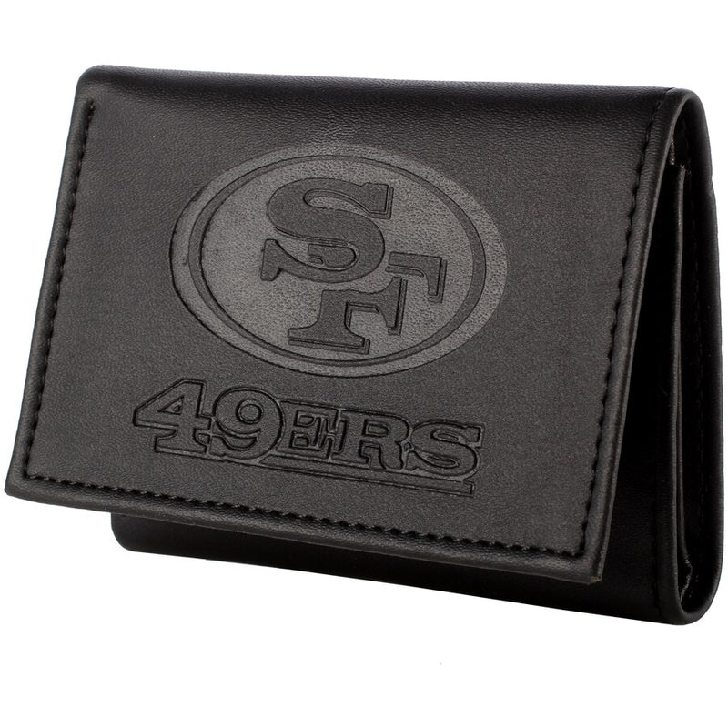 San Francisco 49ers Hybrid Tri-Fold Wallet - Black