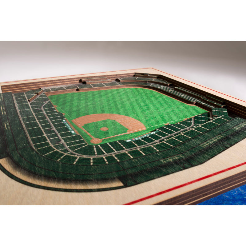 Chicago Cubs 17'' x 13'' 5-Layer 3D StadiumViews Wall Art