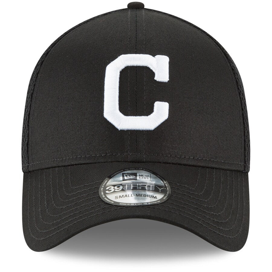 Cleveland Indians - MLB Neo 39Thirty Black Hat, New Era