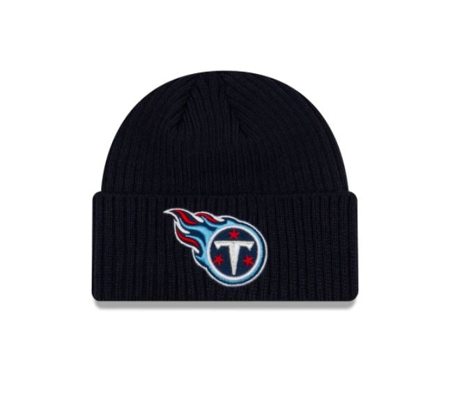 Tennessee Titans - Navy Team Core Classic Cuffed Knit Hat, New Era