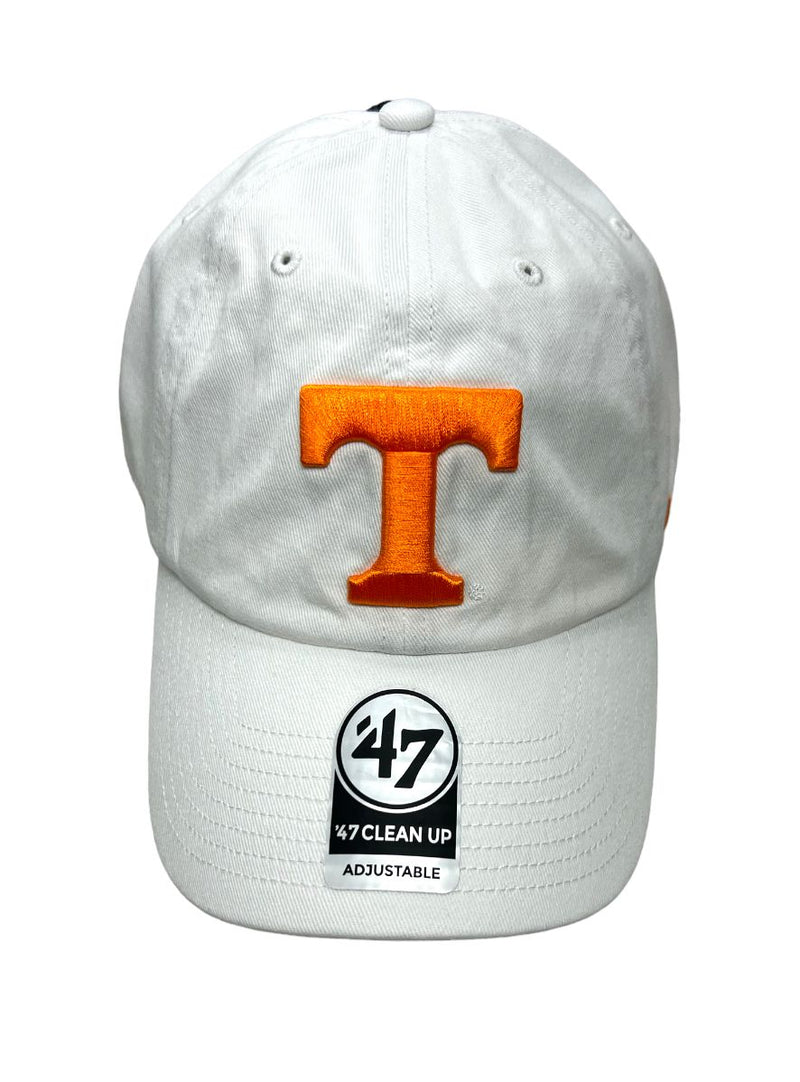Tennessee Volunteers - White Clean Up Hat, 47 Brand