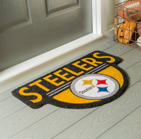 Pittsburgh Steelers - Shaped Coir Punch Mat