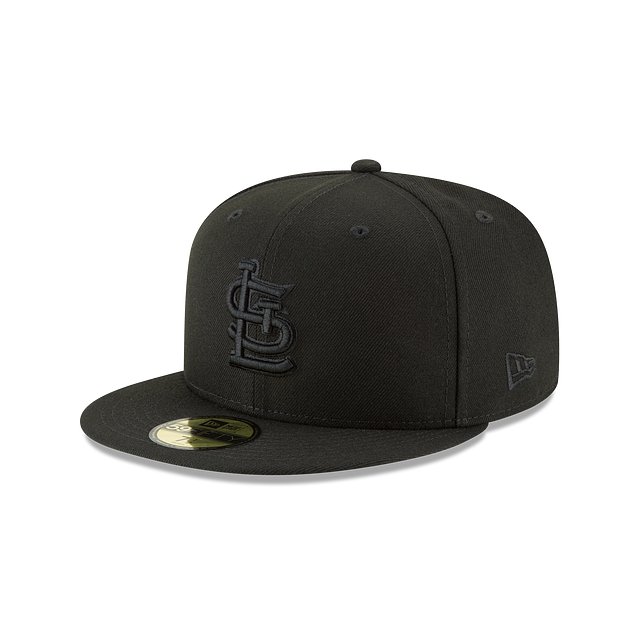 St. Louis Cardinals - 59Fifty Black on Black Hat, New Era