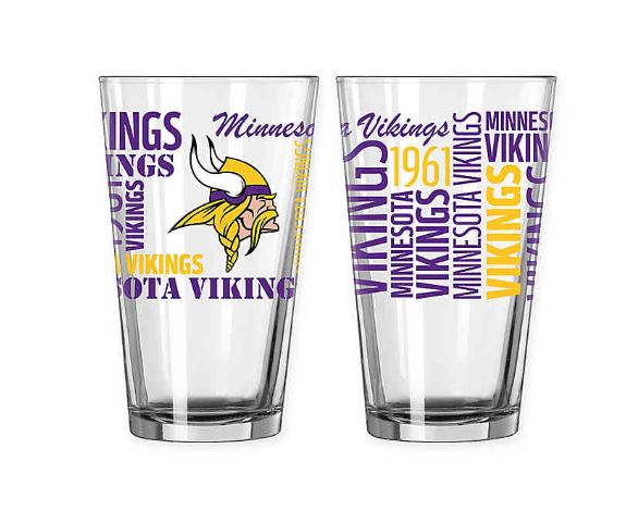 Minnesota Vikings Pint Glass