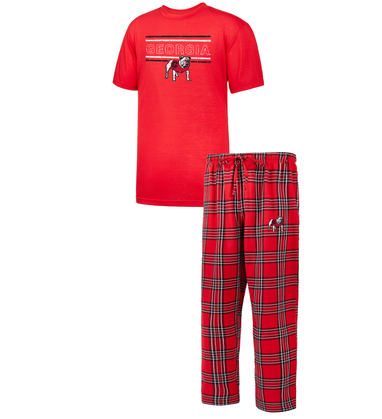 Georgia Bulldogs - Badge Top & Pant Pajama Set