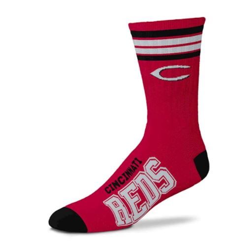 Cincinnati Reds - 4 Stripe Deuce Socks