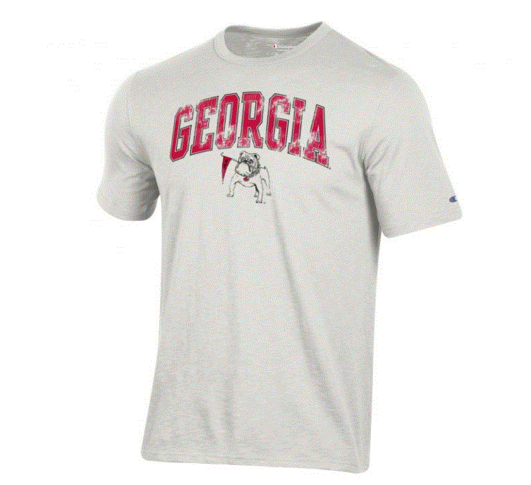 University of Georgia - Georgia Bulldogs Logo White T-Shirt