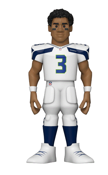 Funko NFL: Seattle Seahawks - Russell Wilson 5" Vinyl Gold Figure (with Chase)