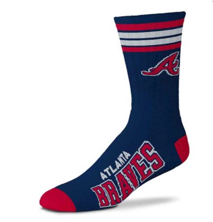 Atlanta Braves - 4 Stripe Deuce Socks