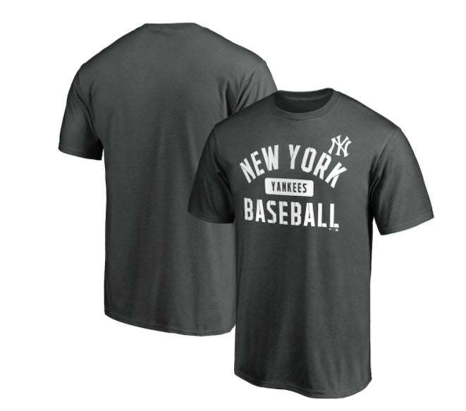 New York Yankees - MLB0801 Charcoal Heather T-Shirt