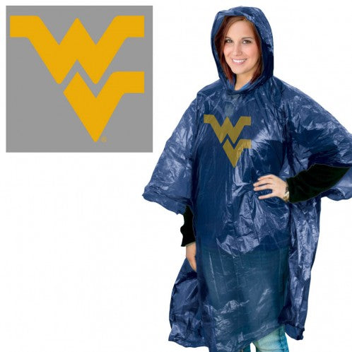 West Virginia University Rain Poncho